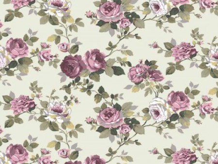 Fialové ruže na béžovom podklade, šírka 140 cm, cena 3,90 €